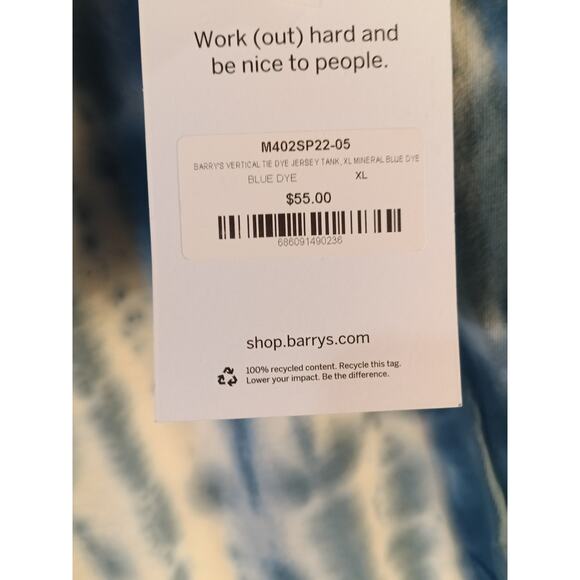 Barry's Mineral Blue Dye Tank XL - Picture 4 of 4